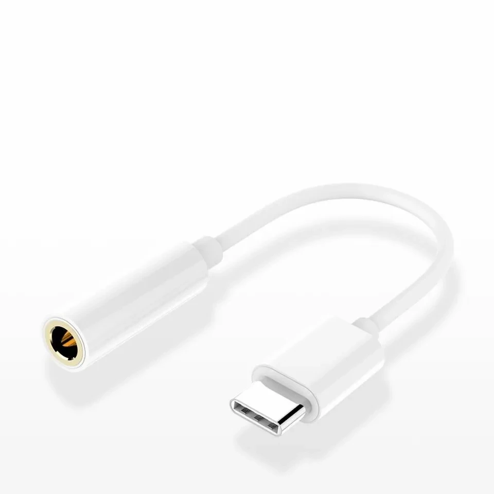 Adaptateur USB-C Type C vers Prise Audio 3,5 mm pour Écouteurs et Casque