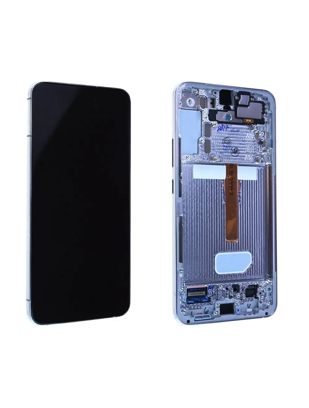 Écran Samsung Galaxy S22+ (S906B) Blanc + Châssis Origine