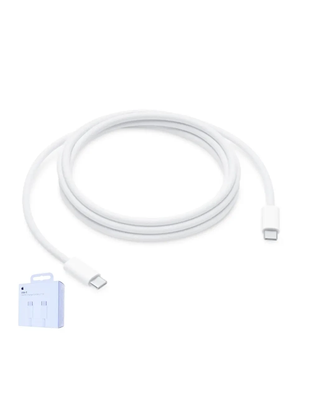 Câble Apple Tissé USB-C vers USB-C (2m) 240W MU2G3ZM/A Blanc Origine