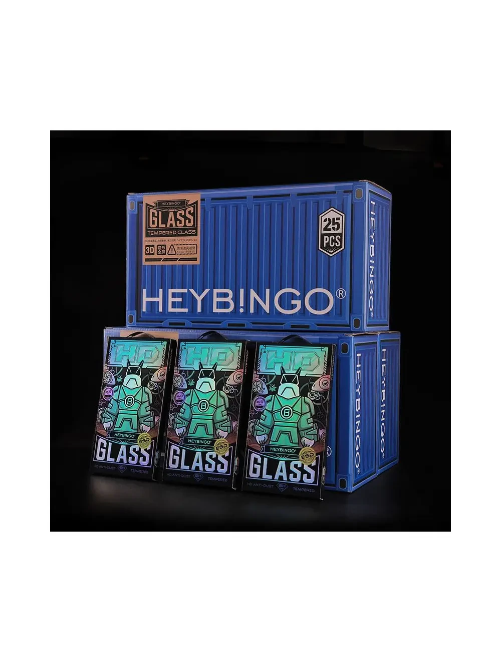 Verre trempé intégral iPhone 15 / 16 6.1" Heybingo Universe HD Pro
